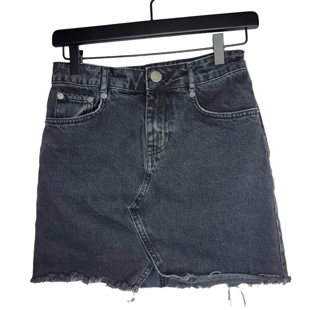 ASOS Black Jean Pelmet Skirt Sz 0